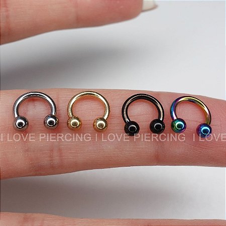 Piercing Tragus Bolinha Aço Cirúrgico