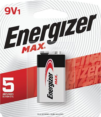 Bateria Alcalina Energizer Max 9v - 1 Pilha