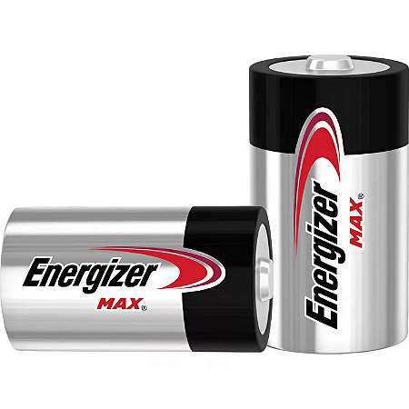 Pilha Alcalina Energizer Max C2 - Média - 2 Pilhas
