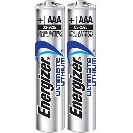 Pilha Energizer Ultimate Lithium AAA - 2 Pilhas
