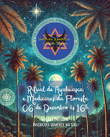 Ritual Aberto de Ayahuasca - 06/12/2025