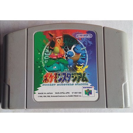 Pocket Monsters Stadium Nintendo 64 JPN Seminovo