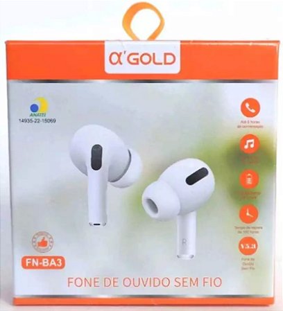 Fone de Ouvido A'Gold Fn-BA3 / H'Mastor LY13