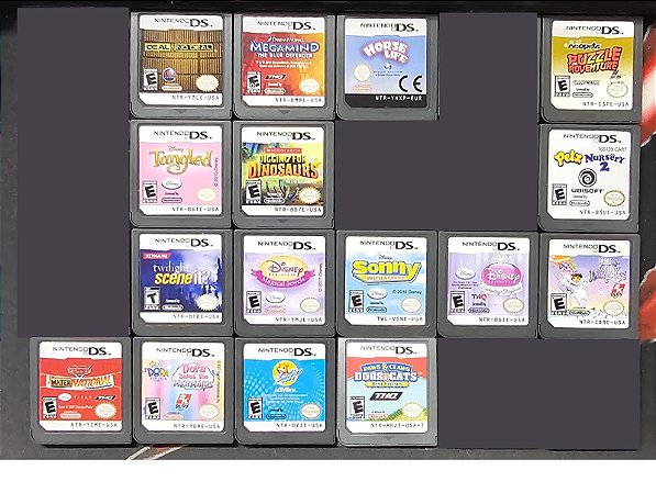 Jogos Diversos Nintendo Ds/3Ds S/Caixa Seminovo