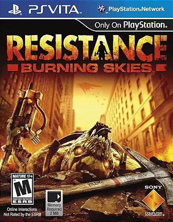 Resistance Burning Skies PsVita Seminovo