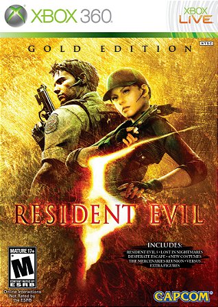 Resident Evil 5 Gold Edition Xbox 360 Seminovo