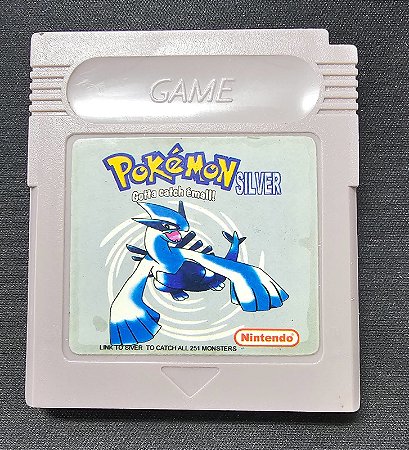 Pokémon Silver Game Boy Gbc Paralelo Seminovo