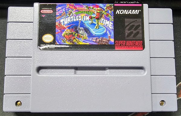 Turtles In Time Iv Super Nintendo Snes Seminovo