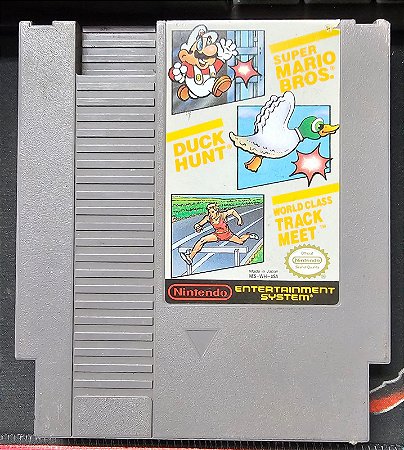 Super Mario Bros. Duck Hunt Track 1988 NES Nintendo Seminovo
