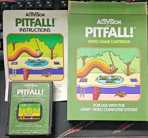 Pitfall Activision Atari 2600 Seminovo