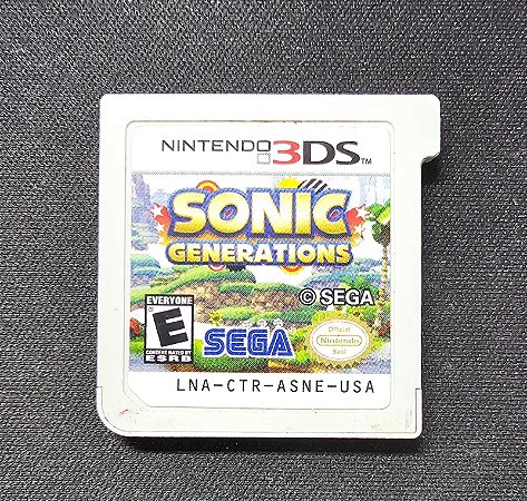 Sonic Generation s/cx 3Ds Seminovo