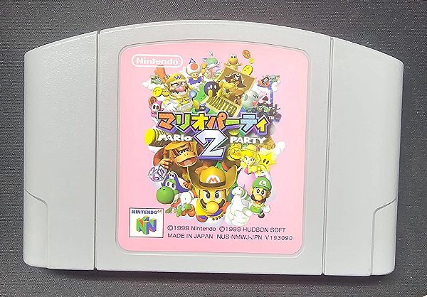 Mario Party 2 Nintendo 64 Japonês Seminovo