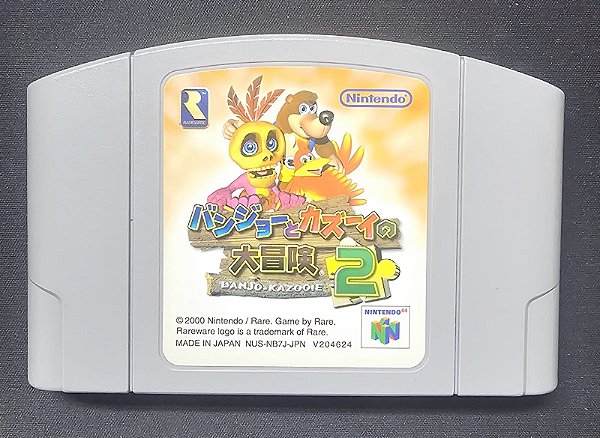 Banjo Kazooie 2 Nintendo 64 Japonês Seminovo
