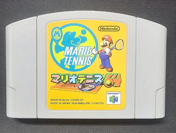 Mario Tennis Nintendo 64 Japonês Seminovo