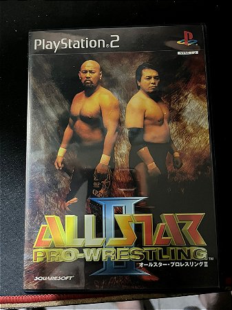 All Star Pro Wrestling II JP Ps2 Playstation 2 Seminovo