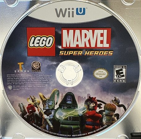 Lego Marvel Super Heroes Wii U S-Cx Seminovo