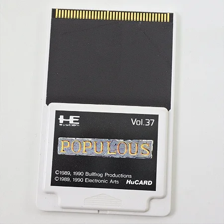 POPULOUS PC Engine HuCard Seminovo