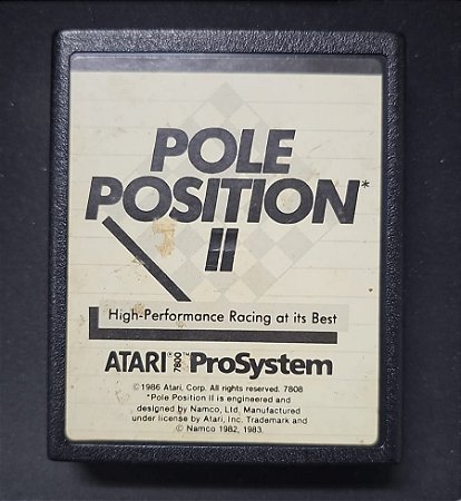 Pole Position II Atari 7800 Seminovo