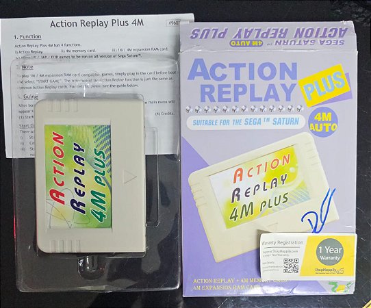 Action Replay Sega Saturn Seminovo