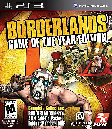 Borderlands Game Of The Year Edition Ps3 Seminovo