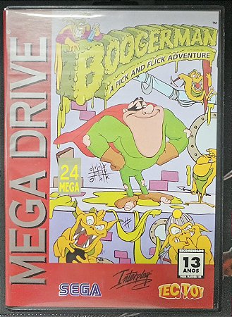 Boogerman A Pick And Flick Adventure Mega Drive Seminovo