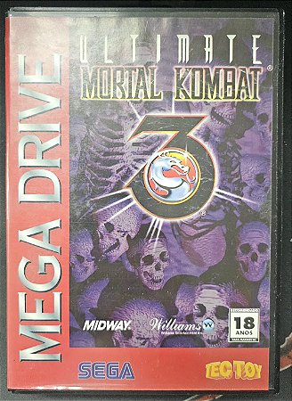 Ultimate Mortal Kombat 3 Mega Drive Seminovo