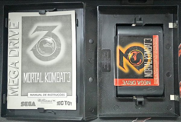 Mortal Kombat 3 Mega Drive Seminovo
