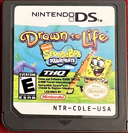 Drawn to Life SpongeBob S-Cx Nintendo Ds Seminovo