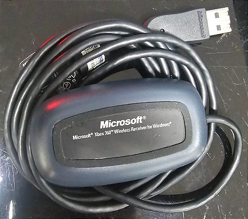 ADAPTADOR RECEPTOR P/ CONTROLE WIRELESS XBOX 360 PC