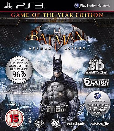 Seminovo - Batman Arkham Asylum - PS3