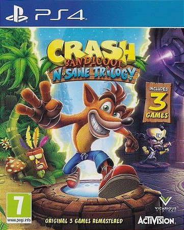 Crash Bandicoot Trilogy Ps4 Seminovo