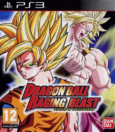 DRAGON BALL RAGING BLAST PS3 SEMINOVO