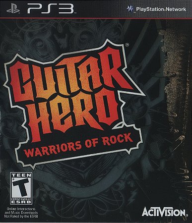Guitar Hero Warriors Of Rock Ps3 Seminovo