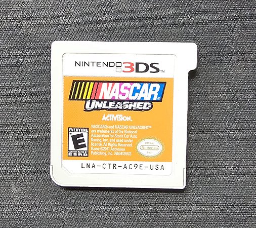 Nascar Unleashed S/Cx Nintendo 3ds Seminovo