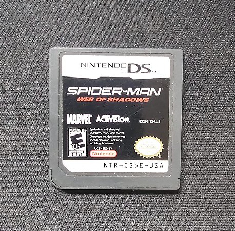 SPIDER MAN WEB OF SHADOWS S/CX NDS SEMINOVO