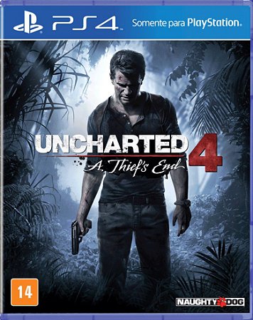 Jogo Uncharted 4 PS4 Seminovo - TOPA TUDO GAMES