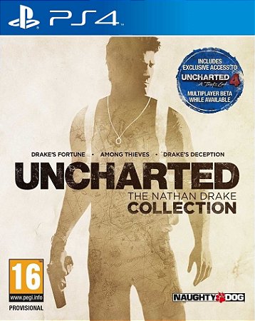 UNCHARTED: THE NATHAN DRAKE COLLECTION PS4 SEMINOVO