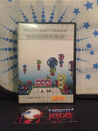 Shapes And Columns Game Gear Sega Tectoy Seminovo