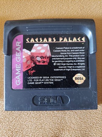 Caesars Palace Game Gear Seminovo