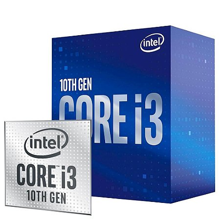 Processador Intel Core i3-10100F Cache 6MB 3.6 GHz LGA1200