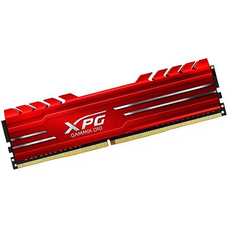 Memória XPG Gammix D10 8GB 3000MHz DDR4 CL16 Vermelha