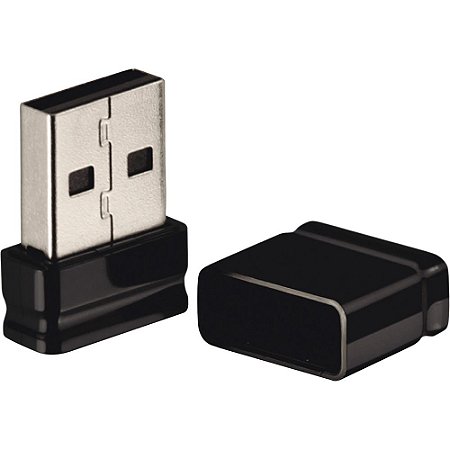 Pen Drive Nano 32GB USB Leitura 10MB/s e Gravação 3MB/s Preto Multilaser - PD055