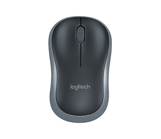 Mouse sem fio logitech m185 cinza