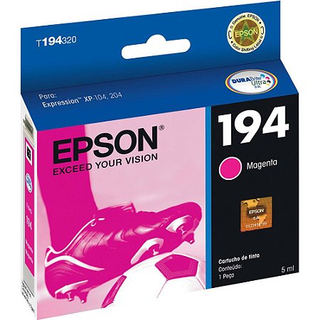 Cartucho Original Epson 194 Magenta Para Xp104 E Xp204