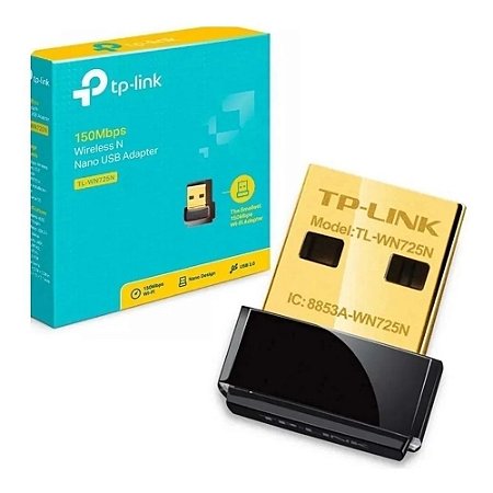 Adaptador Wireless TP-Link 150mbps Nano USB TL-WN725N