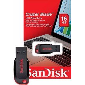 Pen drive 16gb sandisk cruzer blade