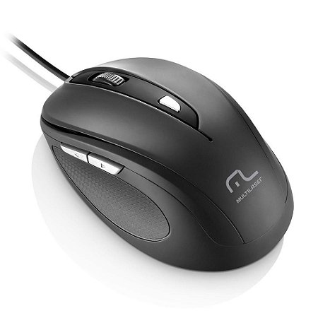 Mouse comfort 6 botoes preto usb multilaser mo241