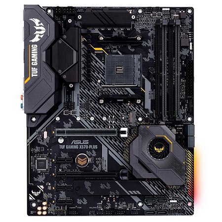 Placa mae asus tuf gaming x570-plus am4 ddr4/hdmi/m2/rgb/atx