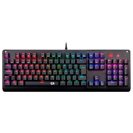 Teclado mecânico redragon sani rgb outemu blue