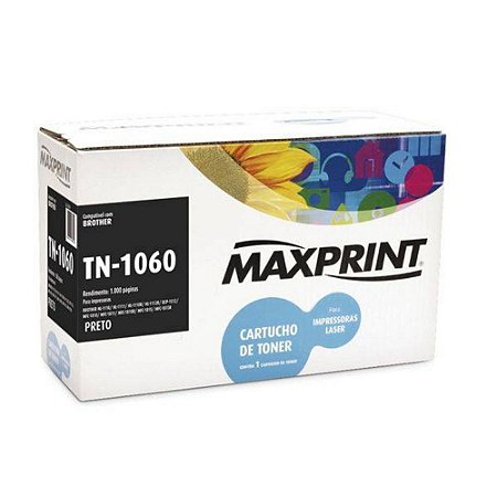 Cartucho Toner Maxprint Compativel Brother Preto Tn-1060